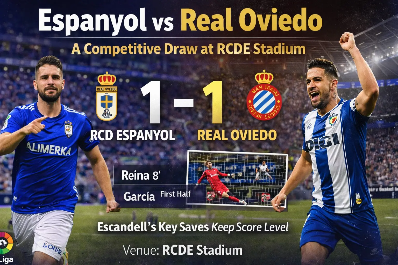 Espanyol vs Real Oviedo: A Competitive Draw at RCDE Stadium