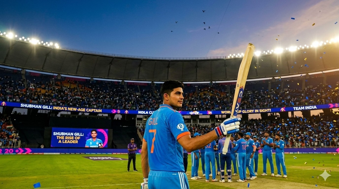 Shubman Gill: India’s New-Age Captain with Eyes on World Cup Glory