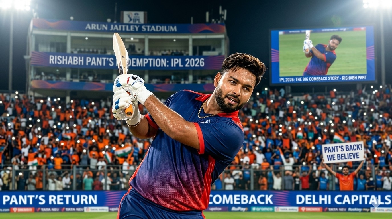 Rishabh Pant Comeback Story in IPL 2026: A Season of Redemption and Pressure