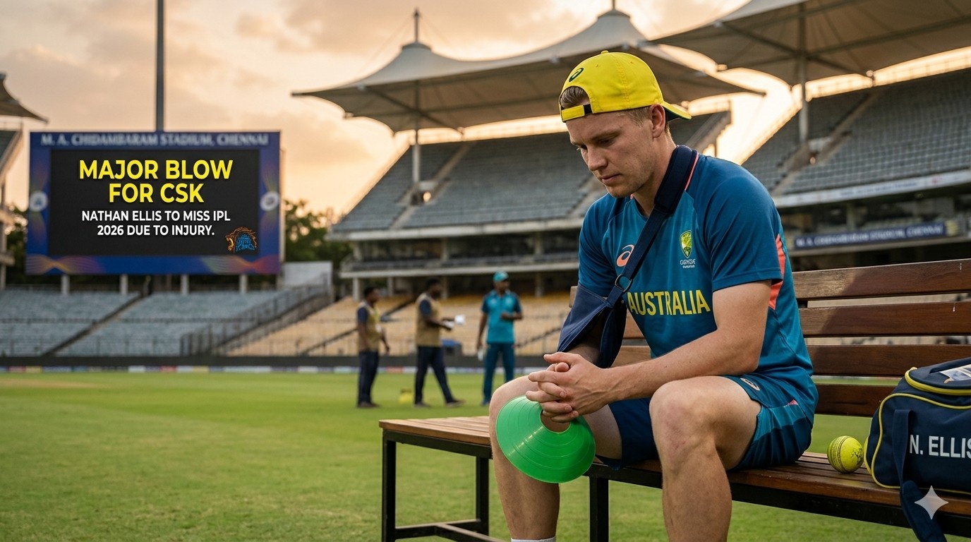 Nathan Ellis to Miss IPL 2026: A Major Blow for Chennai Super Kings