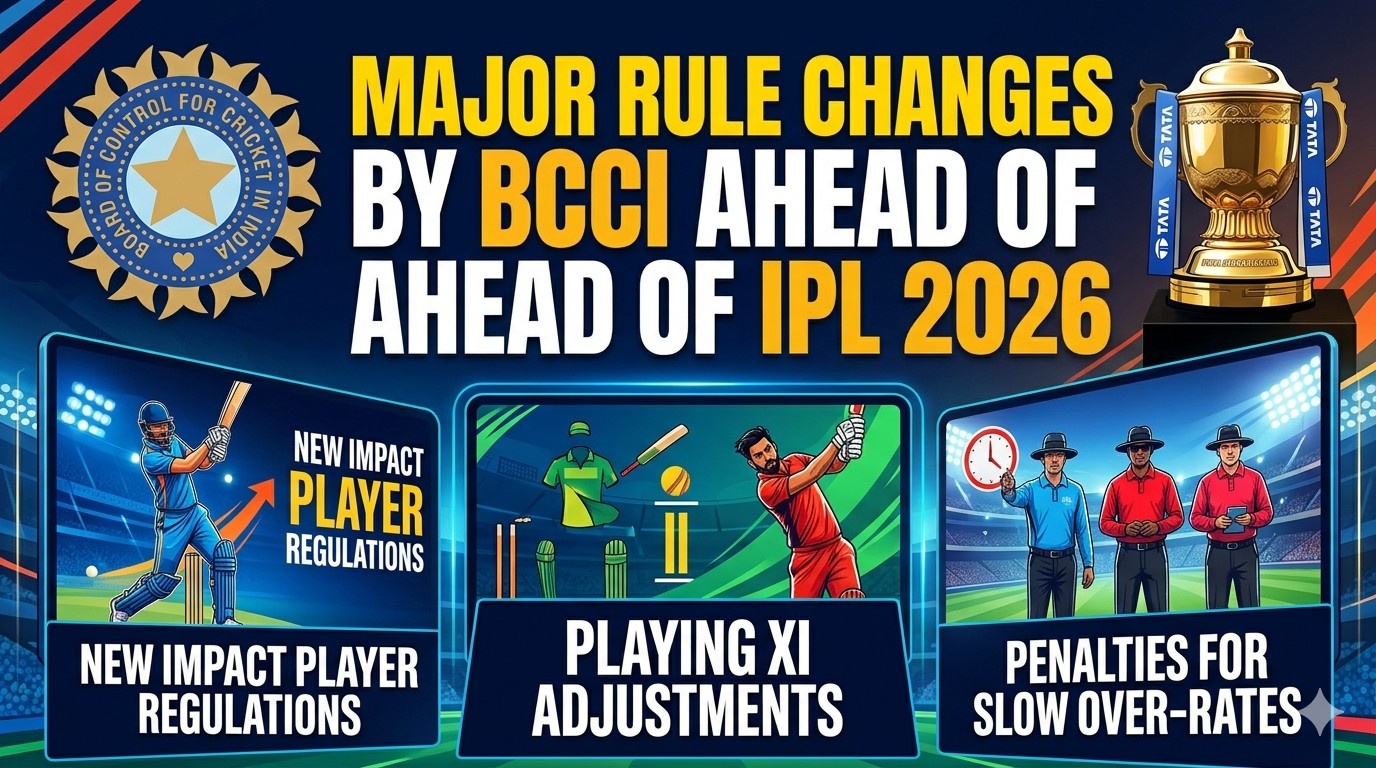 Major Rule Changes by BCCI Ahead of IPL 2026